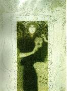 Gustav Klimt tragedin oil painting reproduction